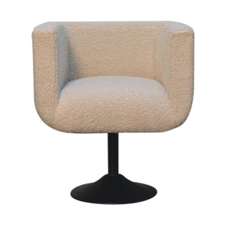 Swivel Chair - Cream