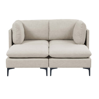 Upholstered Modular Sectional & Tall Legs