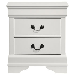 2 Drawer Nightstand - White
