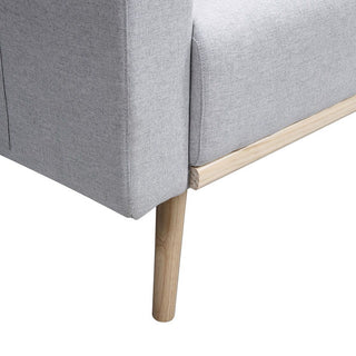 Easton - Fabric Sofa With USB Charging Ports Pockets And Pillows