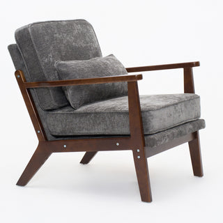 Living Room Chair With Lumbar Pillow