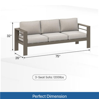 Outdoor Patio Set All-Weather & Thick Cushions