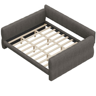Upholstered Platform Bed With USB Charging