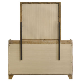 Packard - 6 Drawer Dresser With Mirror - Oak