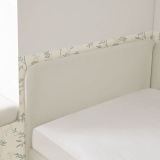Upholstered Platform Bed Frame With 2 Storage Drawers And Adjustable Sofa Bed