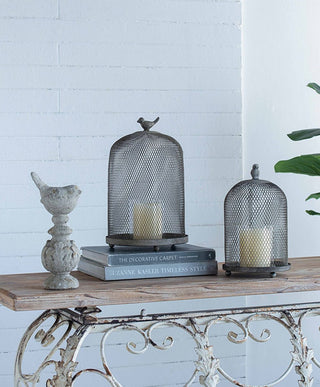Ophira Sparrow Candle Holders (Set of 2) - Antique Gray