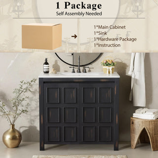 Bathroom Vanity Organizer With Sink, Combo Cabinet Set, Bathroom Storage Cabinet