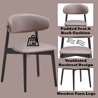 Lanae - 5 Piece Dining Room Set - Natural / Black