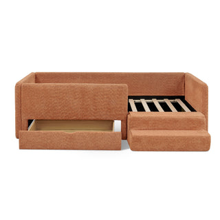 Safe Kids Bed With Guardrails And Storage