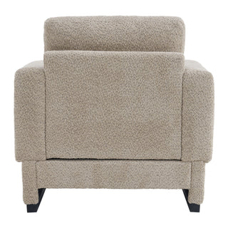 Upholstered Accent Armchair With Square Arm