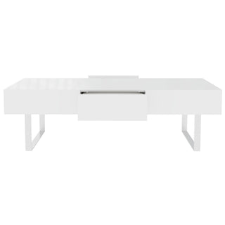 Rectangular Coffee Table With Hidden Storage