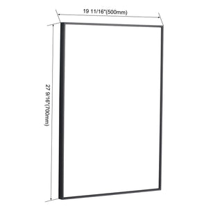 30" Wall Mounted Mirror Cabinet With And Frame, Storage Vanity For Bathroom - Imitative Oak
