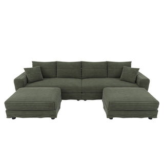 Modern Comfy Upholstered Sofa Cloud Couch & Deep Seat Couches