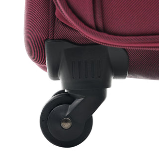 Softside Luggage Expandable 3 Piece Set Upright Spinner Lightweight Suitcase