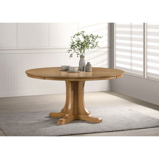 Auburn - Round Dining Table - Natural / Light Brown