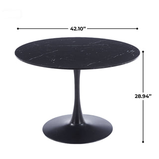 Round Tulip Table, Pedestal Design