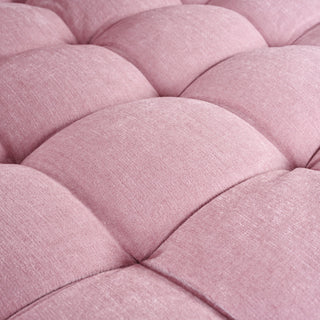 Modern Chaise Lounge Upholstered Sofa Couch With Tufted Seat And Detachable Pillows For Living Room