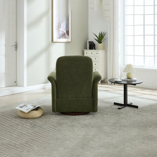 Modern Swivel Barrel Accent Chair With Base