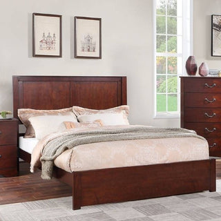 Bed With 2 Panel Headboard