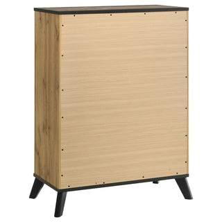 Georgina - 4 Drawer Bedroom Chest - Natural Wood