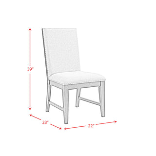 Donovan - Standard Height Side Chair (Set of 2) - Gray