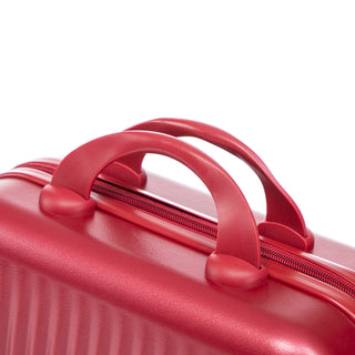 Luggage Set With Cosmetic Case, Combination Lock, Front Opening Design