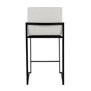 Fuji - Contemporary Modern Elegance, High Back Counter Stool