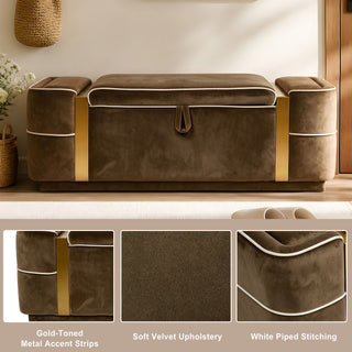 Storage Bench Upholstered Ottoman Bed End Bench With Lift Top Storage
