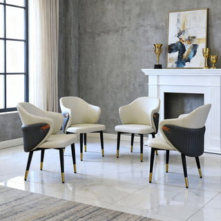 Dining Chairs Ergonomic (Set of 2) - Beige