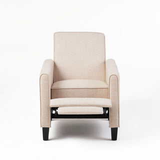 Upholstered Push Back Recliner Chair For Living Room