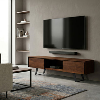 Lowry - Handcrafted TV Media Stand - Walnut