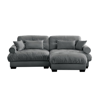 Super Comfort Oversized Modular Sectional Sofa With Movable Ottoman