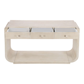 Console Table With 3 Drawers, Display Shelf