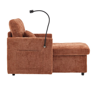 Multifunctional Recliner Sofa With Storage And Phone Bracket