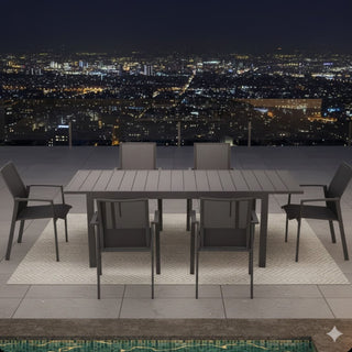 Patio Stackable Dining Chairs (Set of 4)