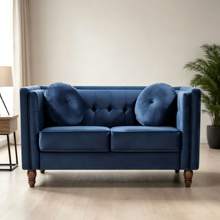 Chesterfield Loveseat 2 Seater Couch For Living Room