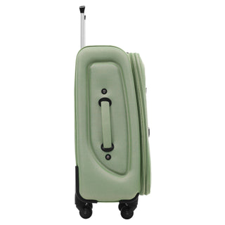 Softside Luggage Expandable 3 Piece Set Upright Spinner Lightweight Suitcase