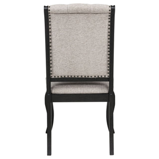 Kinzler - Side Chairs (Set of 2) - Tan / Black