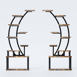 9 Tiered Indoor Plant Stand With 5 Adjustable Grow Lights