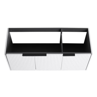 Contemporary Wall Mounted Bathroom Vanity With Soft Close Doors