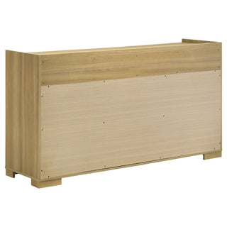 Lincoln - 6 Drawer Dresser - Natural / White