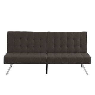 Modern Sofa Bed With Wood Frame And Stainless Legs