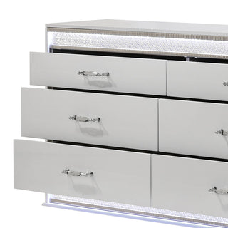 Glam - Bedroom Set With LED Headboard