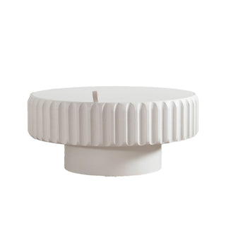 Fluted Storage Table With Lift Off Lid