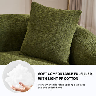 4 Seater Sofa With Fabric, 30D, 60 Hardness Full Sponge, 4 Pillow For Living Room, Home Furniture Sleeper Sectional Sofa For Apartment
