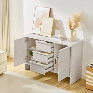 Sideboard Buffet Cabinet With Storage, 2 Doors 3 Drawers