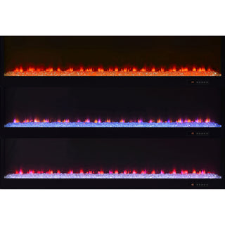TV Stand Fireplace Console With Bluetooth Speaker