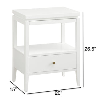 Olana -1 Drawer Nightstand With Floating Top Design
