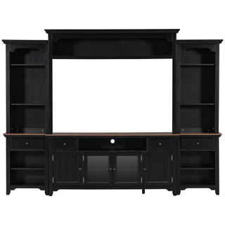 Extra Large TV Stand, Entertainment Center With Storage Cabinets