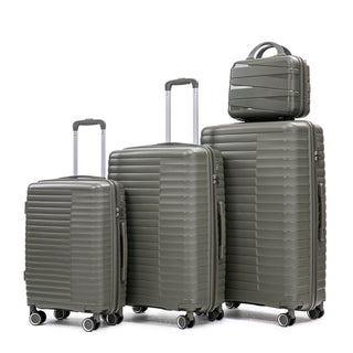 4 Piece Luggage Set, Combination Lock